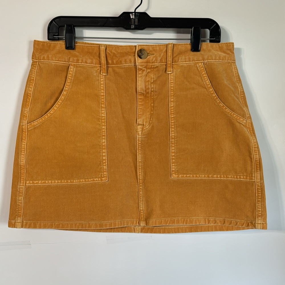 American Eagle Outfitters Tan A-Line Skirt